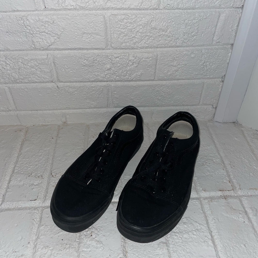 Black Low-Top Sneakers
